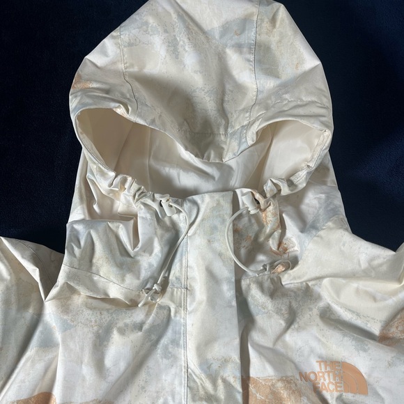 The North Face Women’s Printed Antora Parka Apricot Ice Canyon Camo 3X Raincoat - Picture 5 of 15